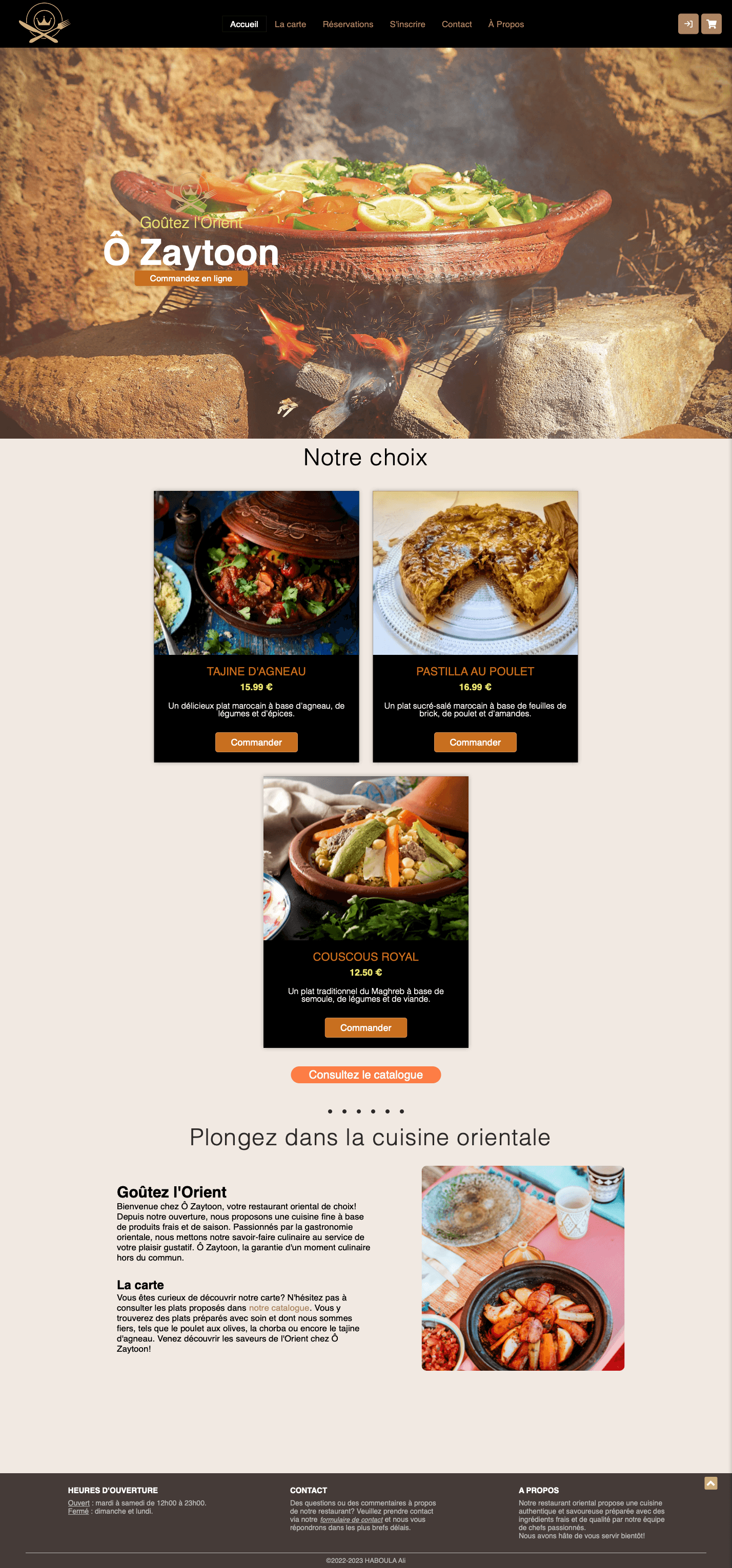 🥘 Restaurant Zaytoon